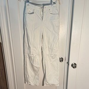 White Boyfriend Jeans